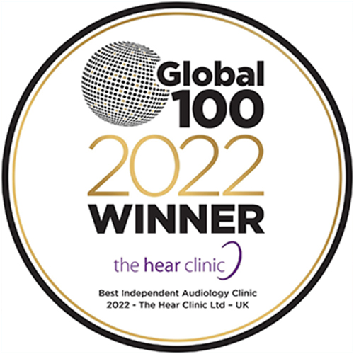 Global 100 Winner 2022 – Best Independent Audiology Clinic Global 100 2022 winner for best independent audiology clinic